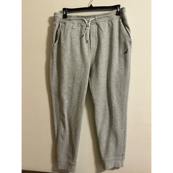 Nautica Men's Fleece Jogger Pant Gray Size XL - Picture 1 of 7